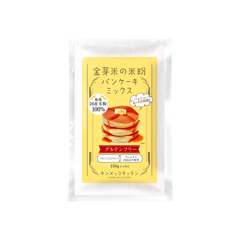 金芽米の米粉パンケーキミックス