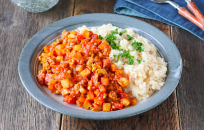 玄米で楽しむ根菜カレー